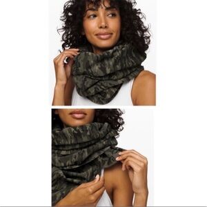 lululemon Green‎ Camouflage Camo Vinyasa Versatile Scarf or Wrap